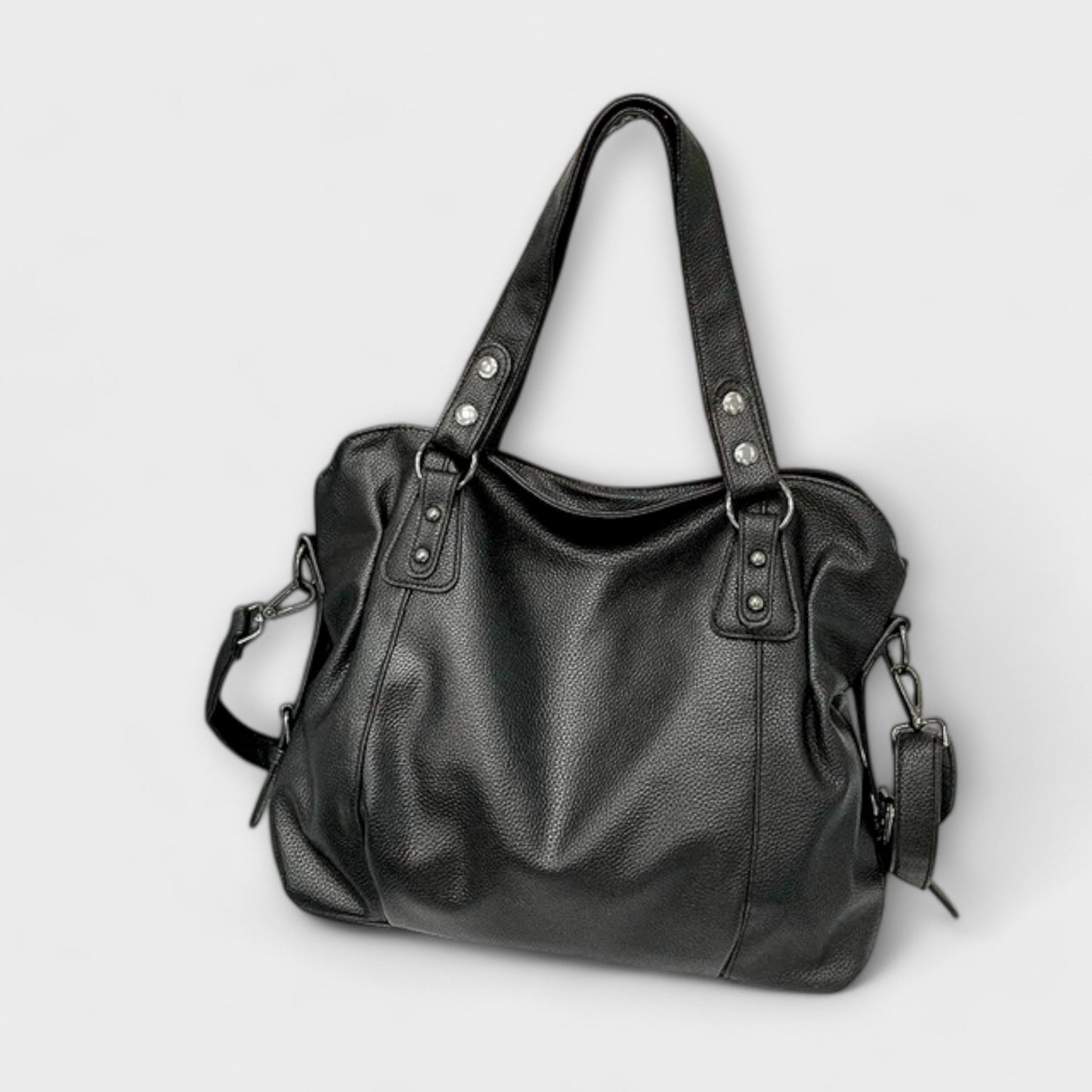 Damen Schultertasche Leder Schlank
