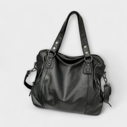 Damen Schultertasche Leder Schlank