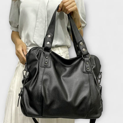 Damen Schultertasche Leder Schlank