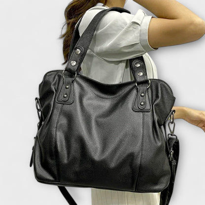 Damen Schultertasche Leder Schlank