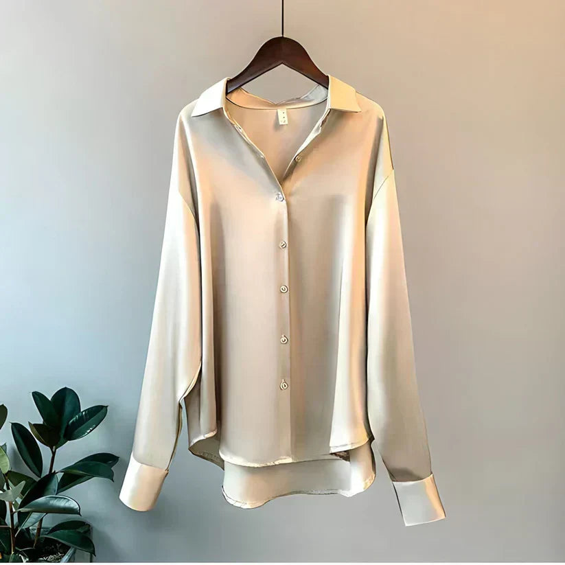 Damen Bluse Knopfhemd Modern Leicht - Norvielle
