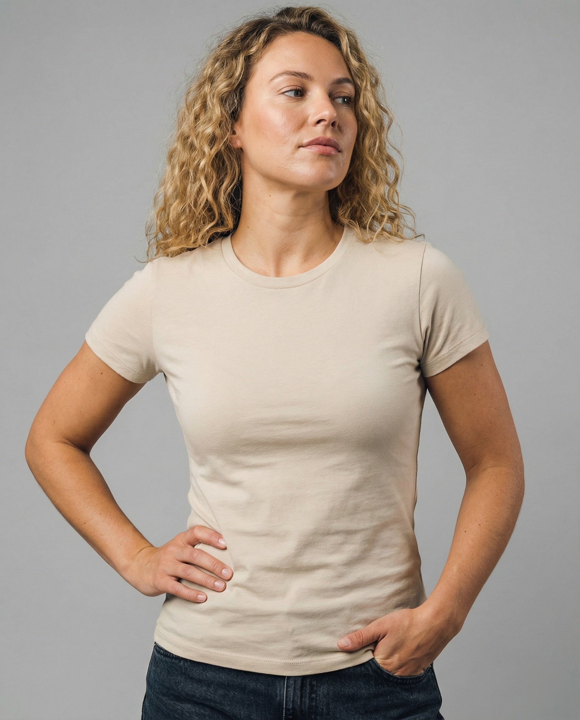 Damen Kurzarm T-Shirt Figurbetont Koreanischer Stil Sommer - Norvielle