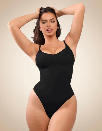 Magischer Body in Schwarz – Figurformender Damenbody