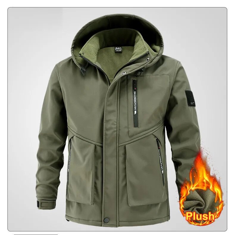 Herren Fleece Outdoor-Set Warm Funktionell