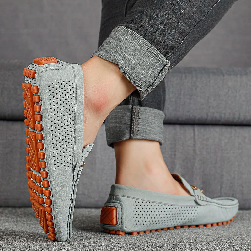 Herren Lederschuhe Atmungsaktiv Bequem