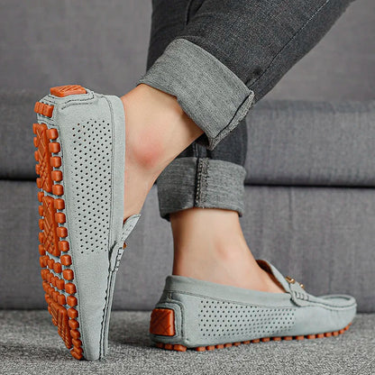 Herren Lederschuhe Atmungsaktiv Bequem