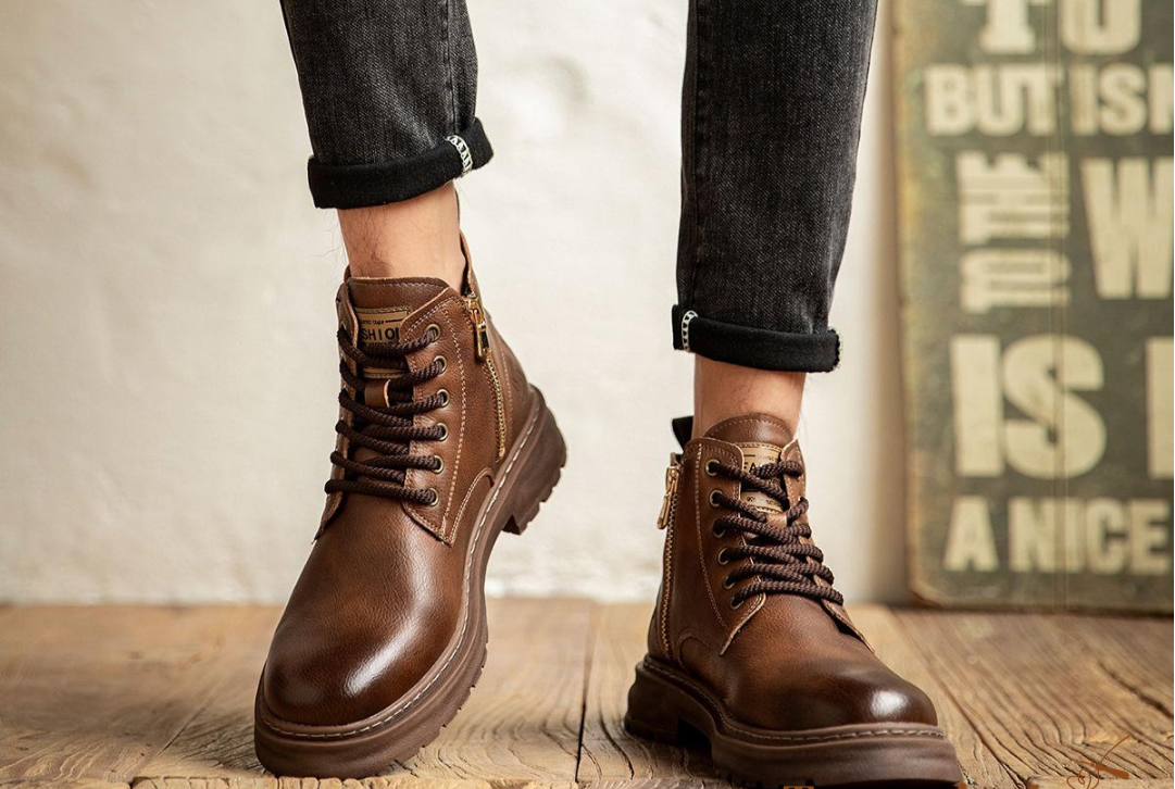 Herren Schnürstiefel Robust Wasserfest