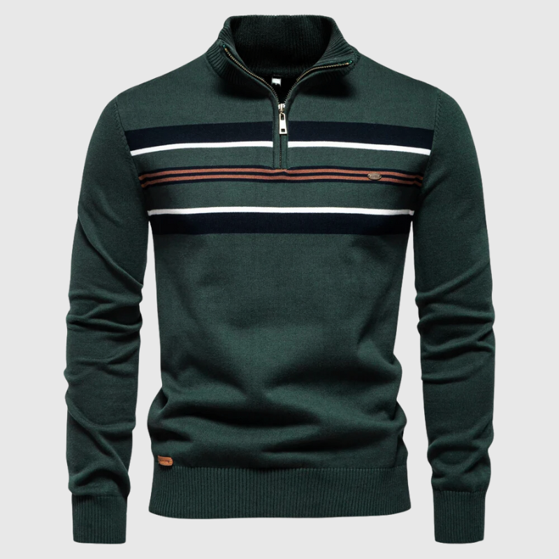 Herren Strickpullover Reißverschluss Warm Modern - Norvielle