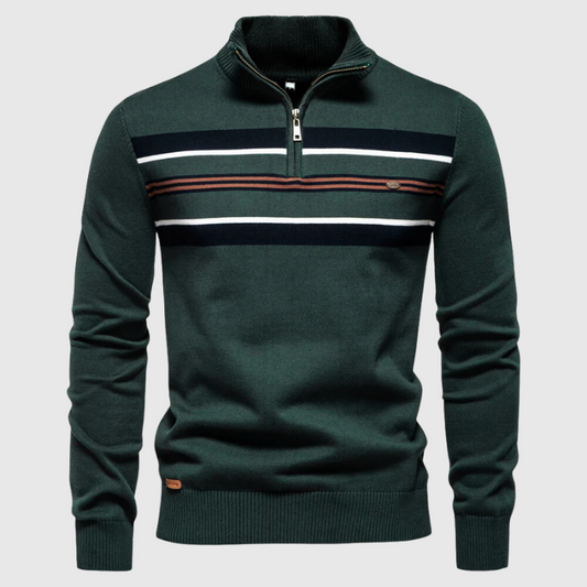 Herren Strickpullover Reißverschluss Warm Modern - Norvielle