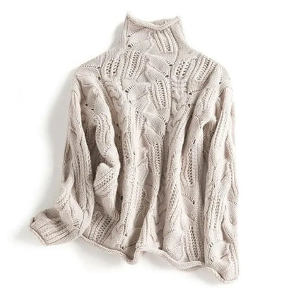 Damen Pullover Kaschmir Fein gestrickt Elegant