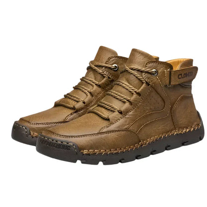 Herren Wanderschuhe Leder Orthopädisch Bequem