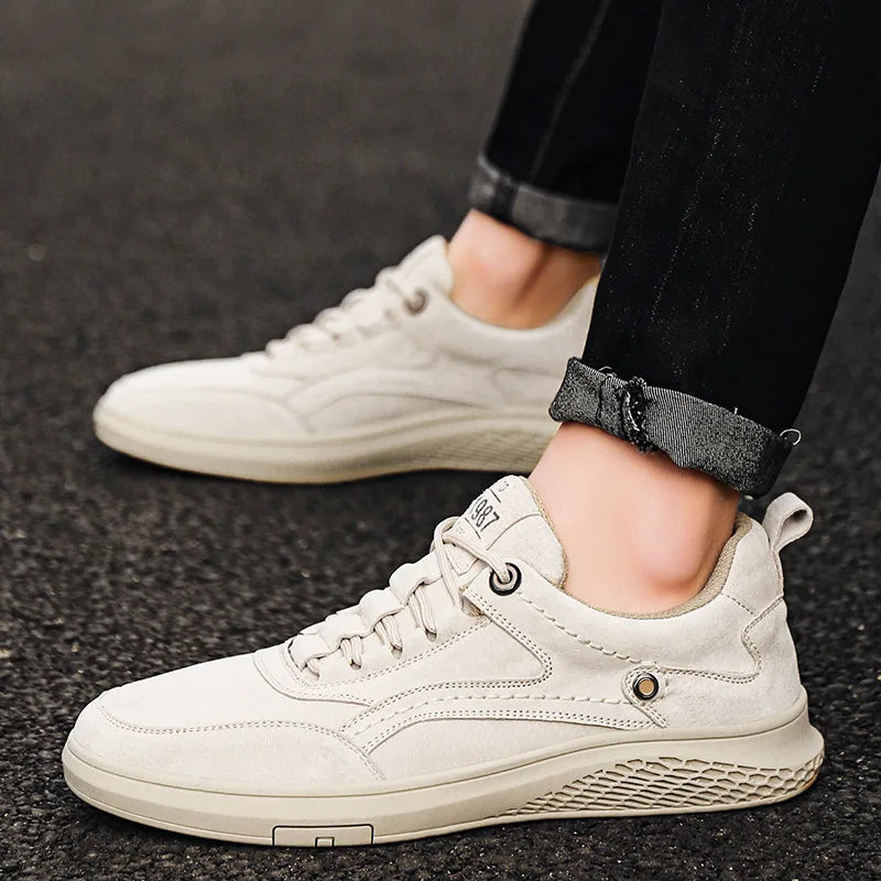 Herren Sneaker Sport Schuhe Wildleder