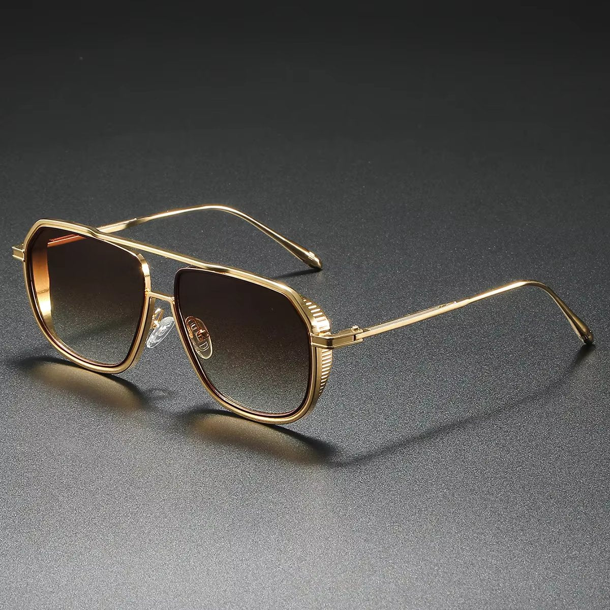 Herren Pilotenbrille Verlaufsglas Klassisch Elegantes Design