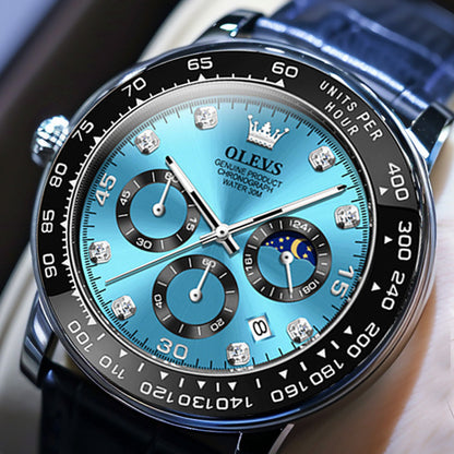 Herren Edelstahl Armbanduhr Elegantes Analogdesign