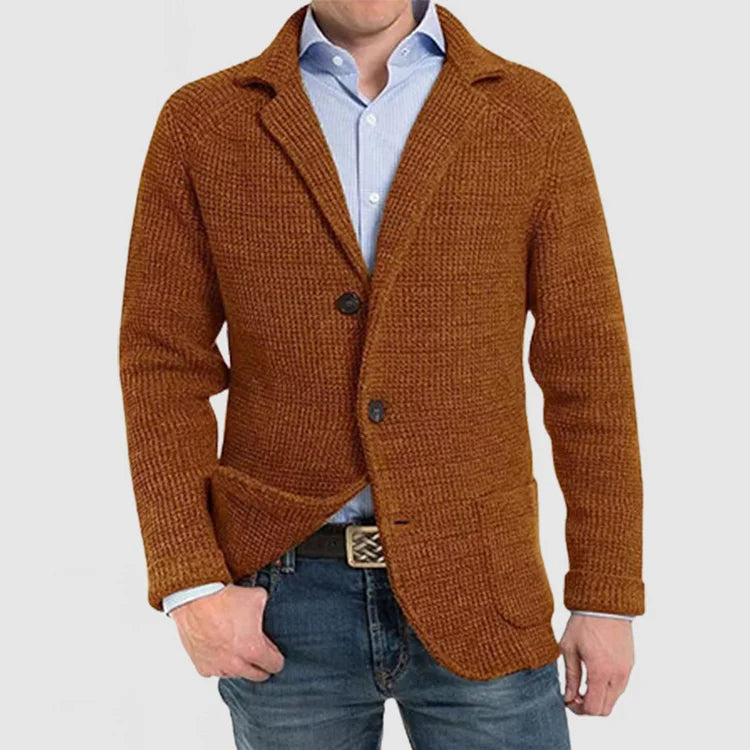 Herren Slim-Fit Blazer Businessanzug Modern