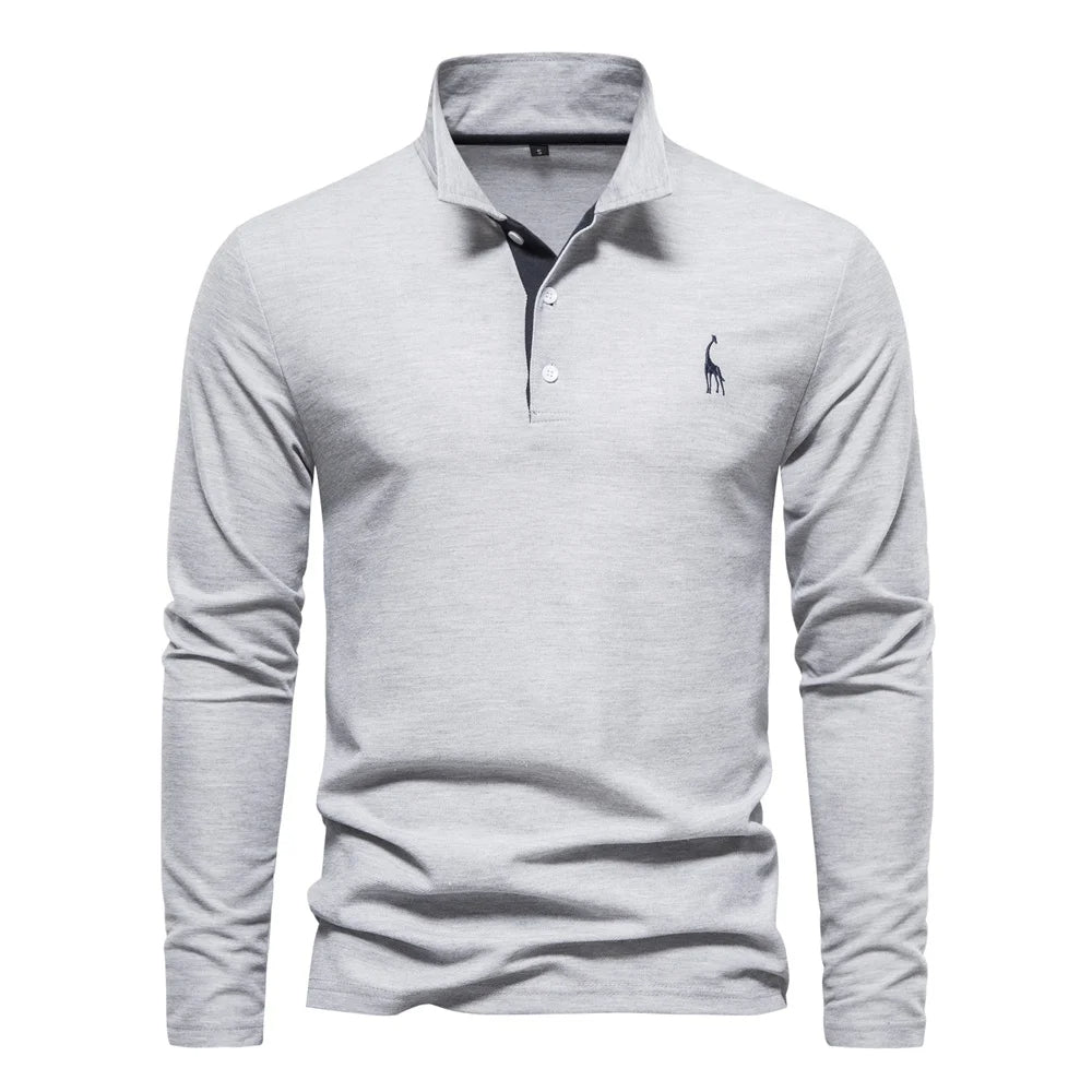 Herren Langarm-Pullover Warm aus Baumwolle