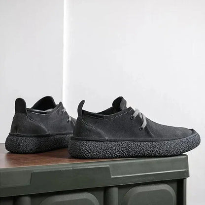 Herren Leder-Schuhe aus Nubuk Weich Komfortabel Elegant