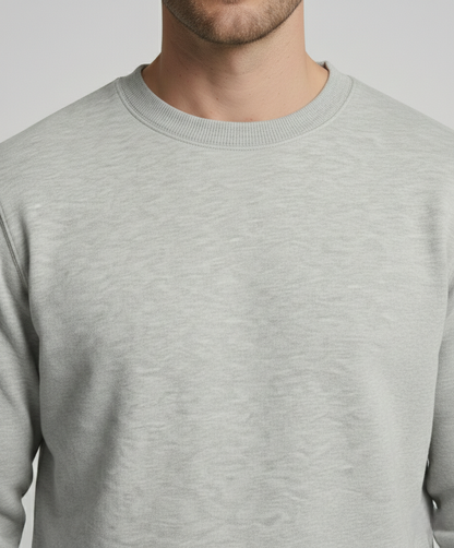 Herren Sweatshirt Rundhals Pullover Modern