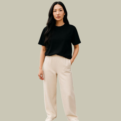 Damen Strickhose Locker Geschnitten Bequem - Norvielle