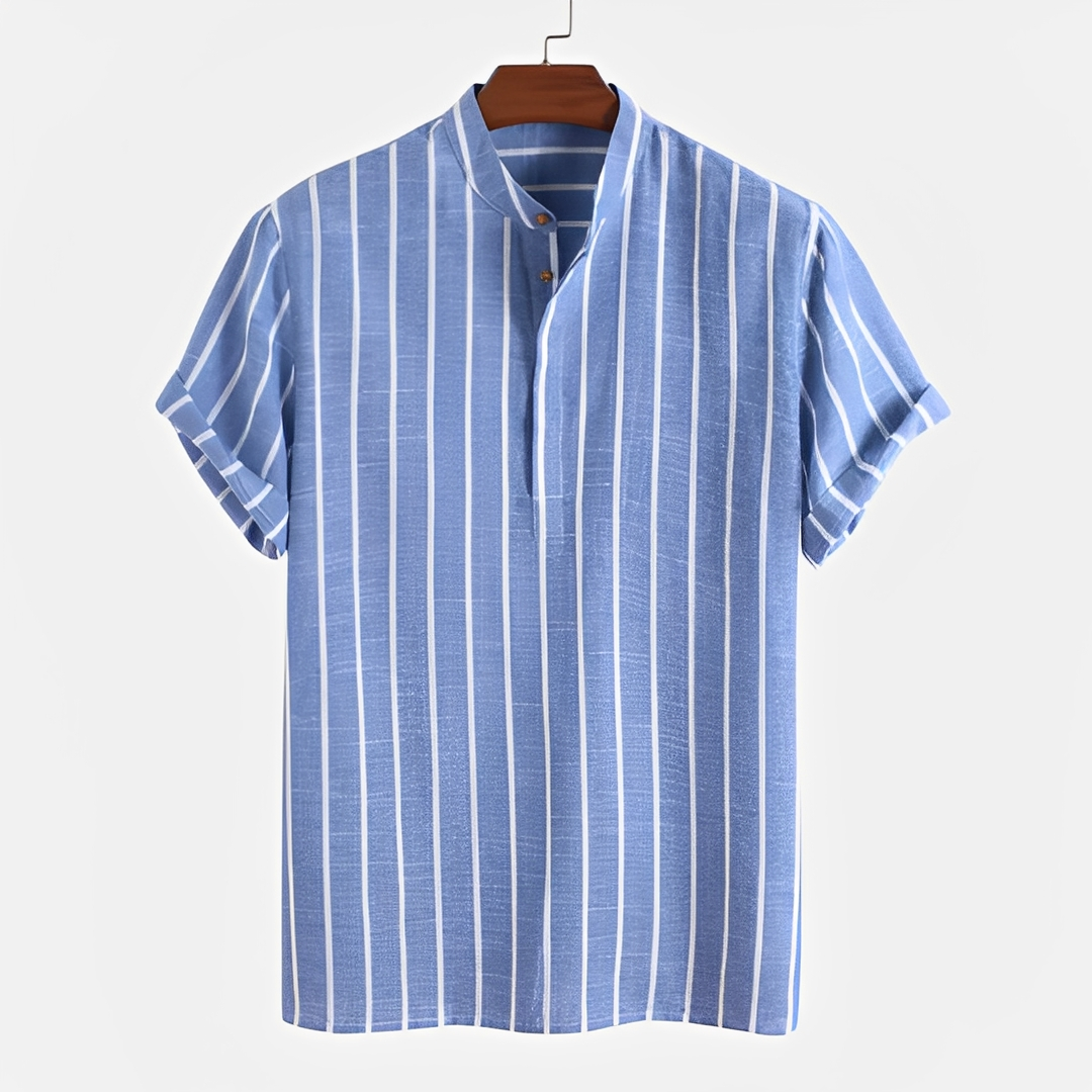 Herren Sommerhemd Leichtes Baumwollhemd Elegantes Design