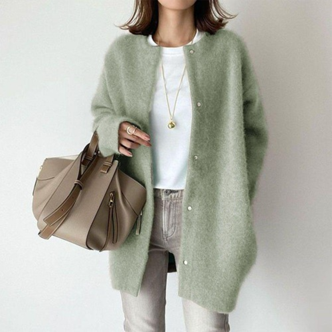 Damen Langarmcardigan Elegantes Design