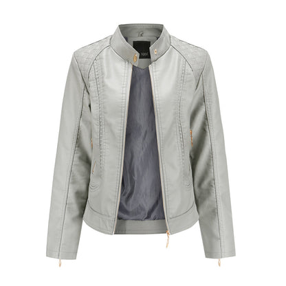 Leder Frauenjacke Stylisch