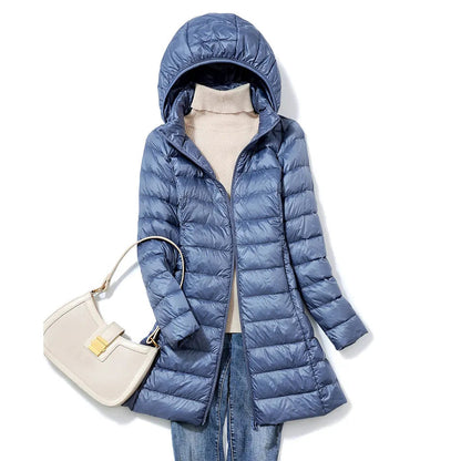 Damen Daunenjacke Ultraleicht Warm