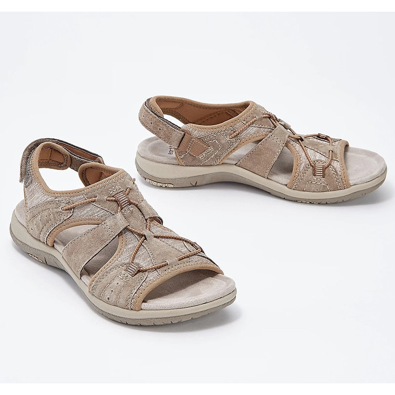 Damen Sandalen Komfortabel Sommer