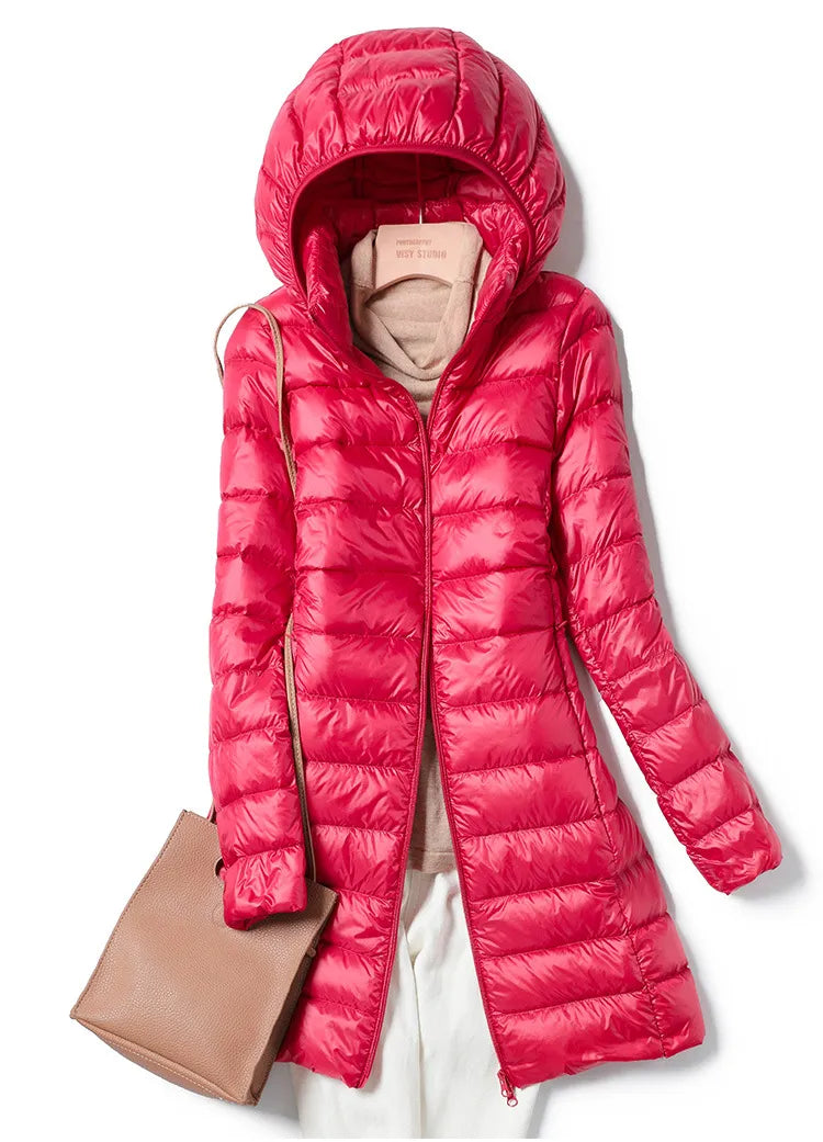 Damen Daunenjacke Ultraleicht Warm