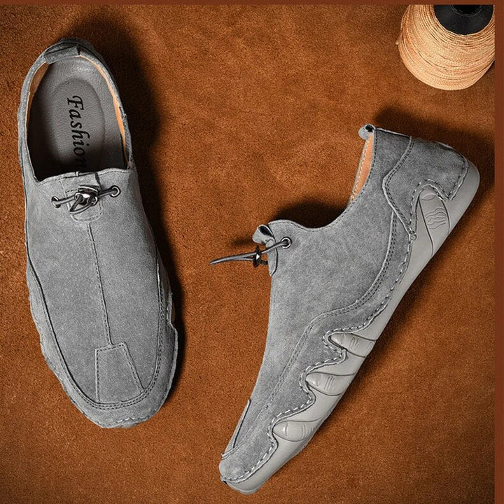 Herrenschuhe Leder Heidi-Stil