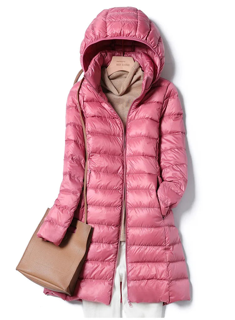 Damen Daunenjacke Ultraleicht Warm