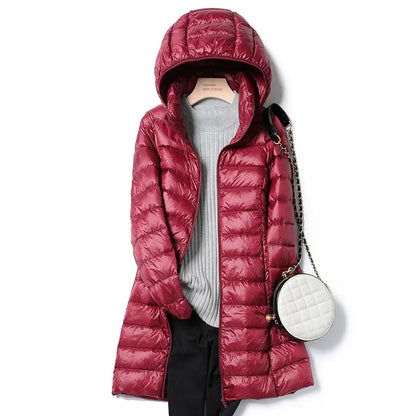 Damen Daunenjacke Ultraleicht Warm