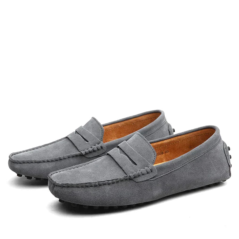 Italienische Damen Slipper Wildleder Bequem