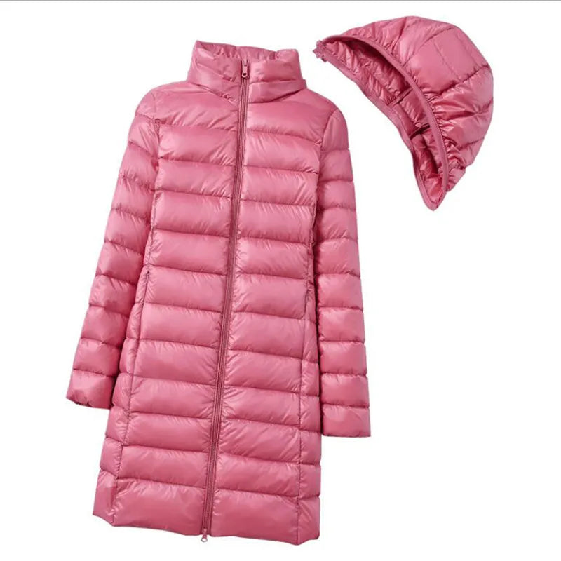 Damen Daunenjacke Ultraleicht Warm