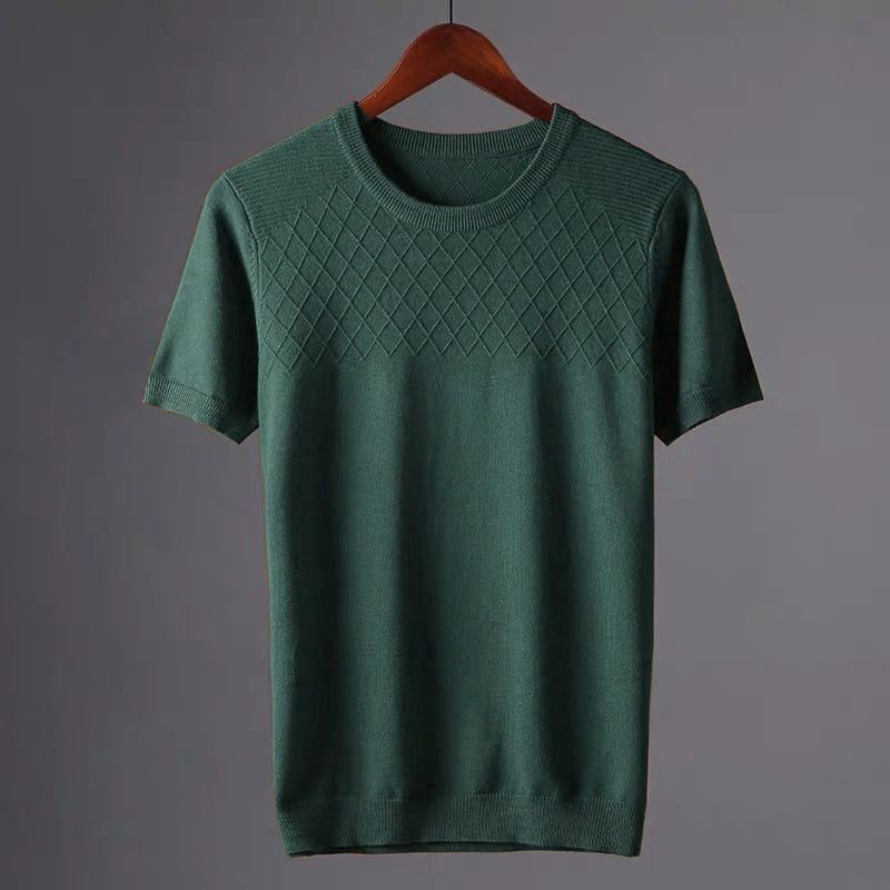 Herren-Shirt Atmungsaktiv Leicht Rundhals Weich