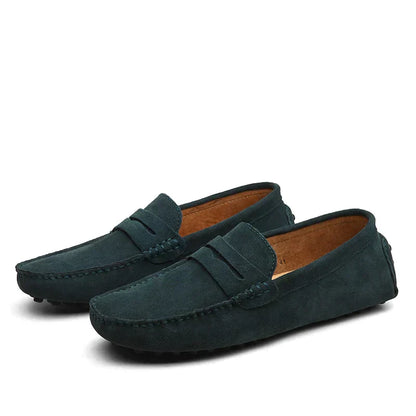 Italienische Damen Slipper Wildleder Bequem