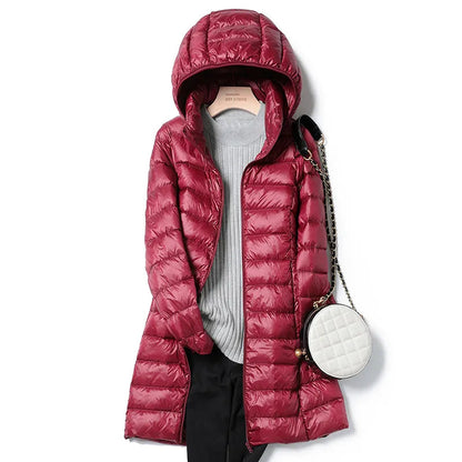 Damen Daunenjacke Ultraleicht Warm