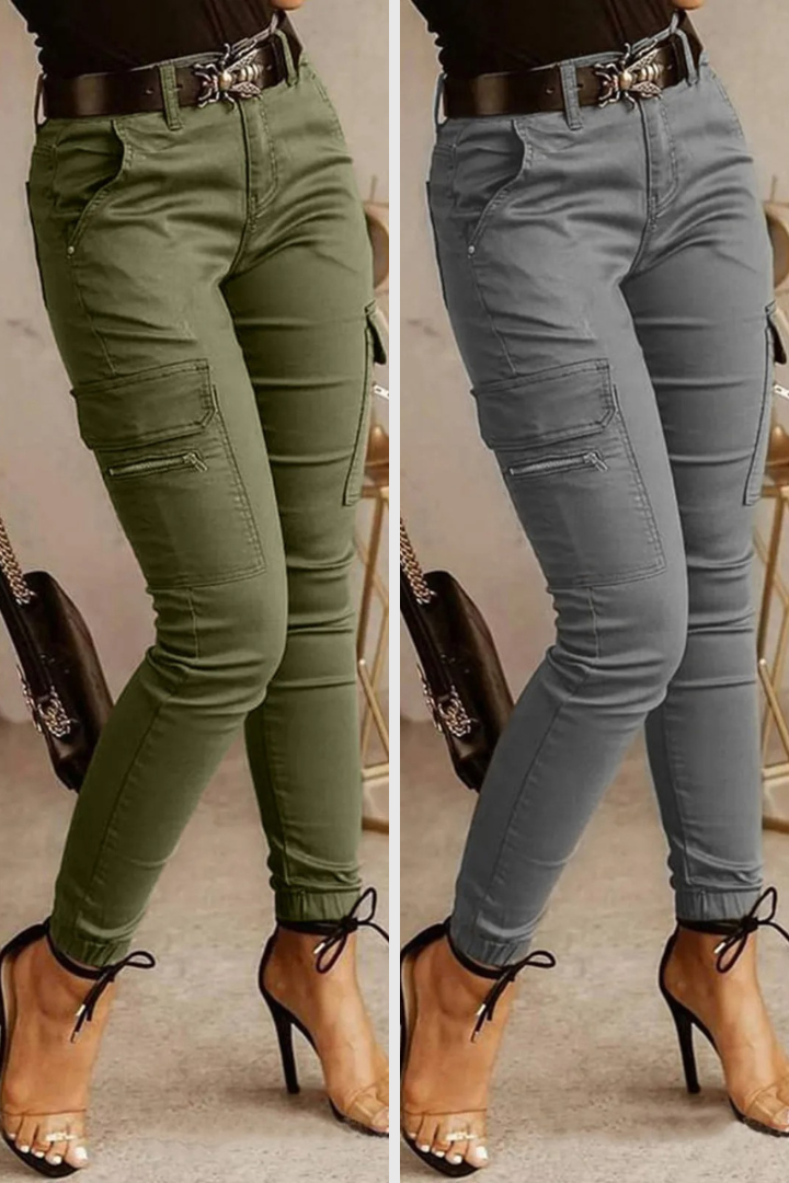 Damen Cargo-Hose Modern Bequem