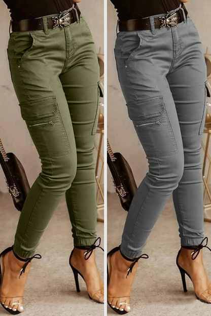 Damen Cargo-Hose Modern Bequem