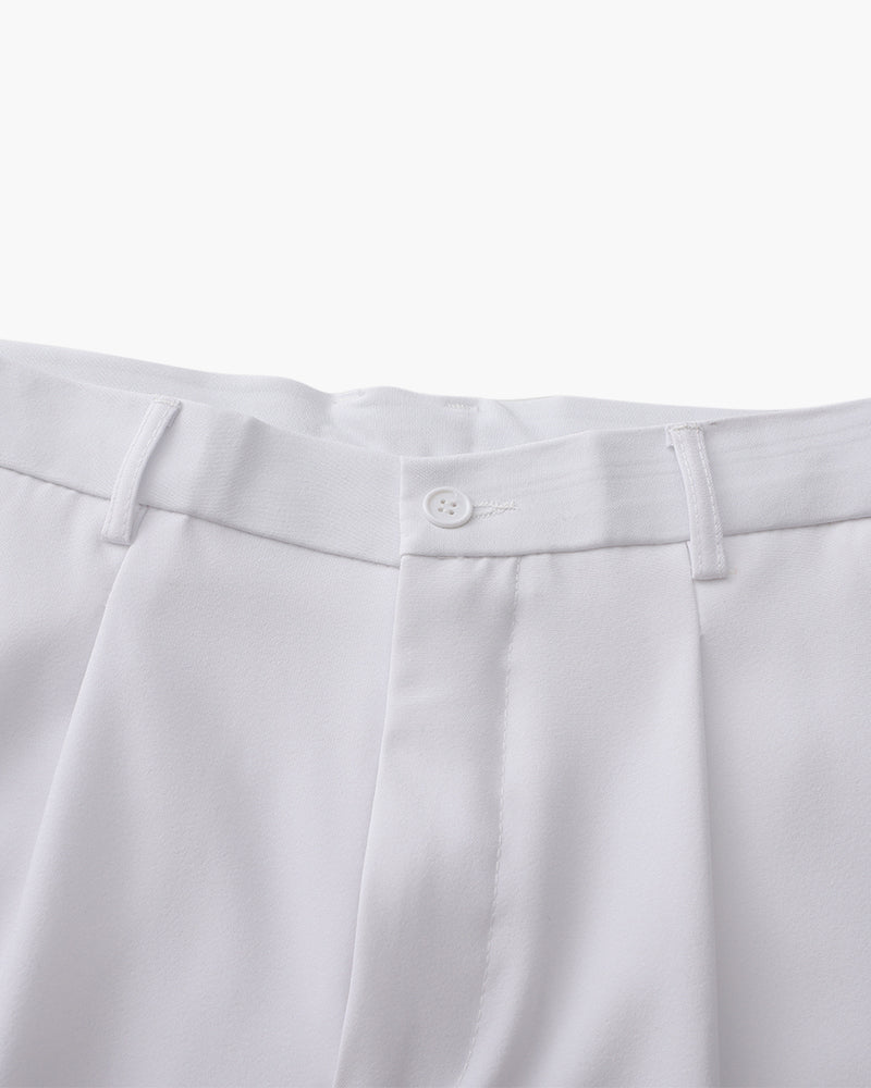 Enzo Damen Anzughose High-Waist Weites Bein