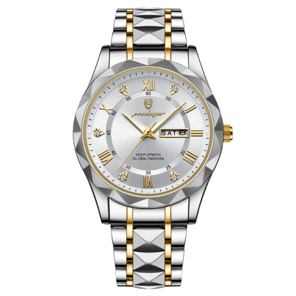 Herrenuhr Edel Leder