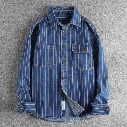 Herren Hemd Utility Style Funktionell Baumwolle