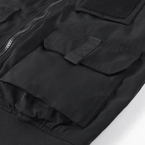 Herren Cargo-Jacke Multifunktionell Mit vielen Taschen