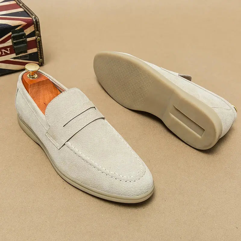 Herren Loafer Schuhe Bequem Alltag Lederschuhe