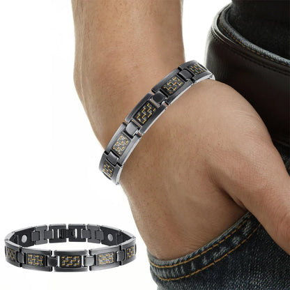 Herren Armband Edelstahl Robust Modern Titan