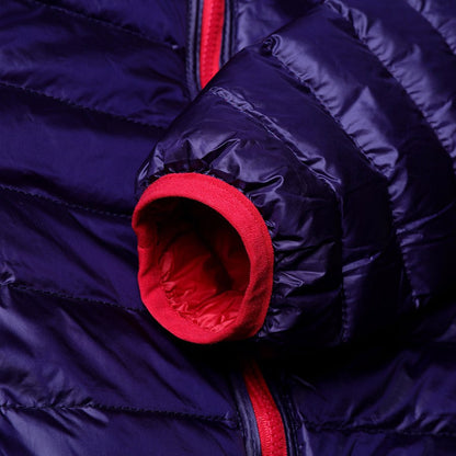 Damen Wende-Daunenjacke Leicht Warm Wasserdicht