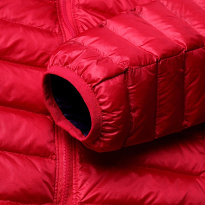 Damen Wende-Daunenjacke Leicht Warm Wasserdicht
