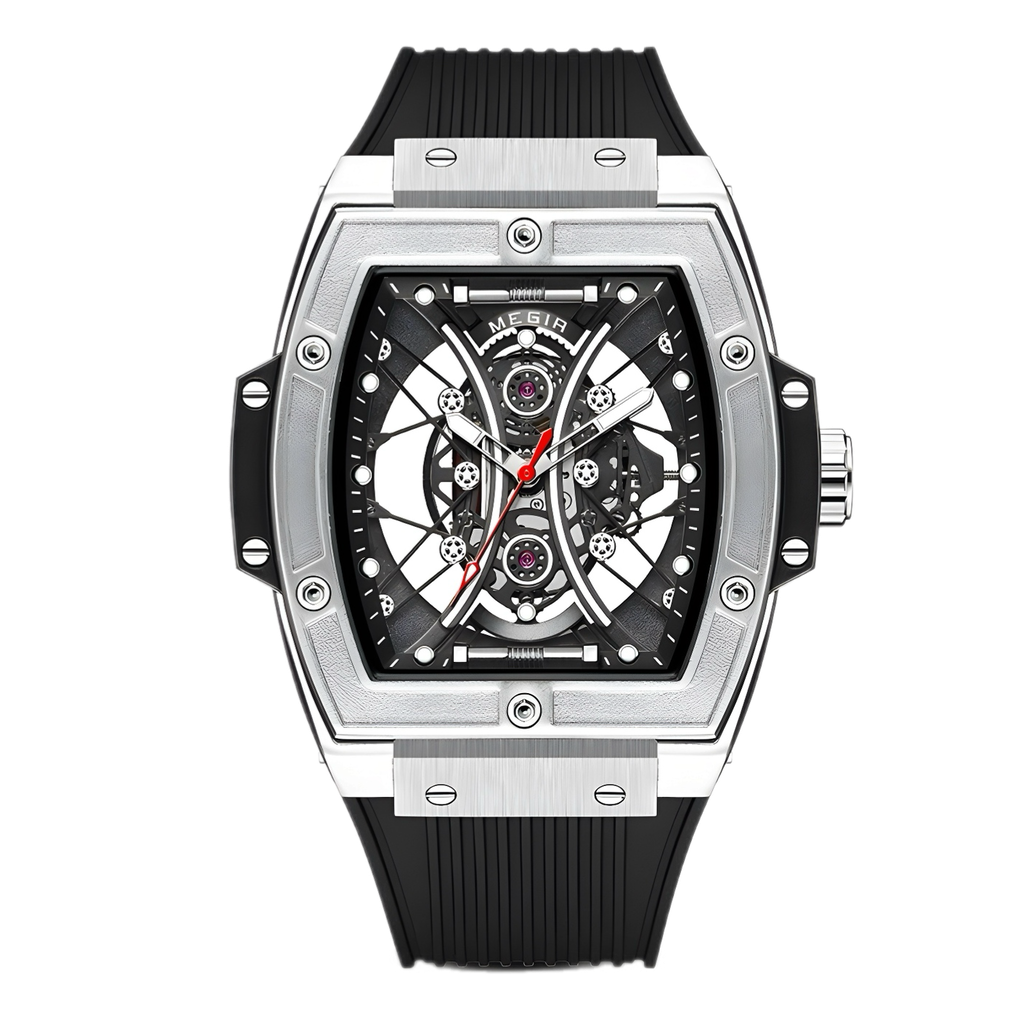 Herrenuhr Edelstahl Chronograph 45mm