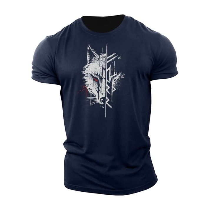 Herren T-Shirt Kurzarm Modern Nordisch