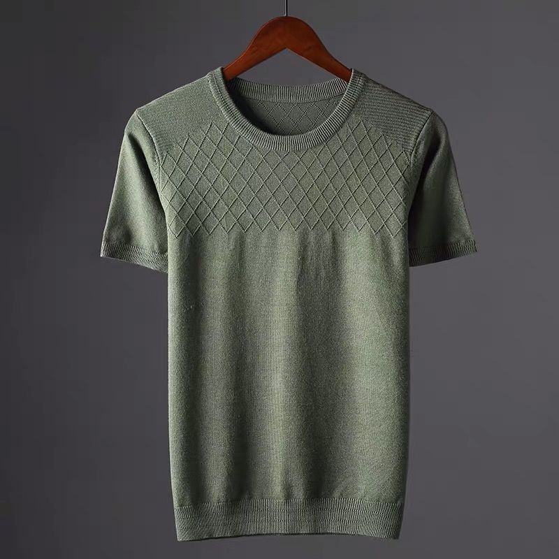 Herren-Shirt Atmungsaktiv Leicht Rundhals Weich